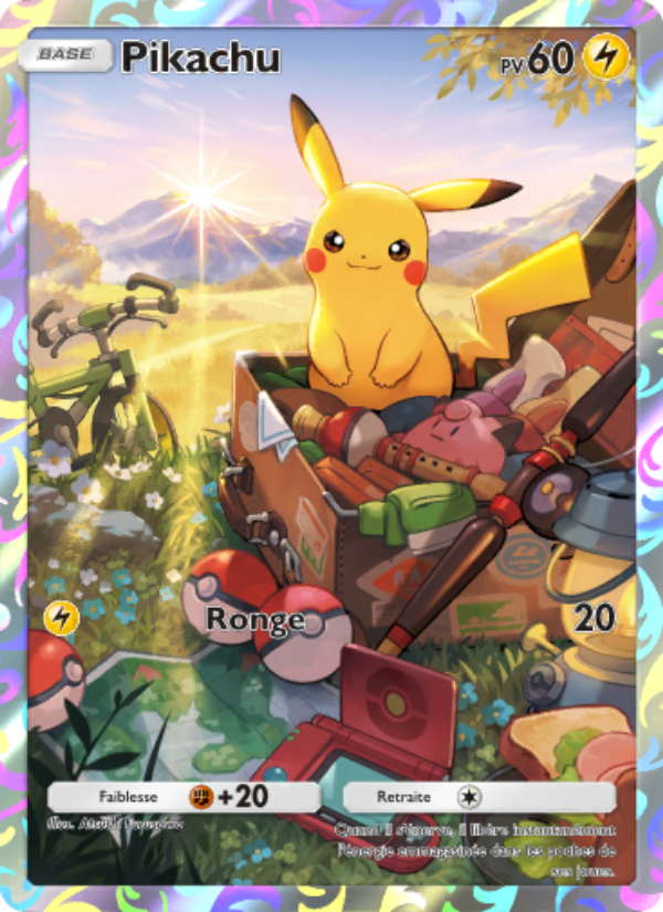 Pikachu 009 — Promos-A (French Pokémon TCG card)