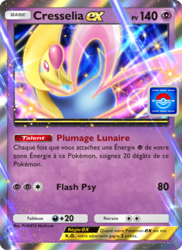 Cresselia-ex 037 — Promos-A (French Pokémon TCG card)
