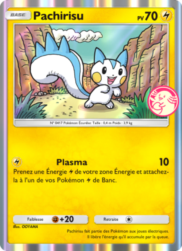 Pachirisu 058 — Promos-A (French Pokémon TCG card)