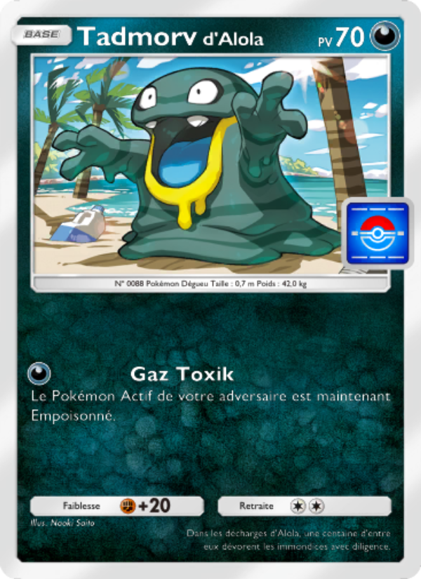 Tadmorvd'Alola 072 — Promos-A (French Pokémon TCG card)