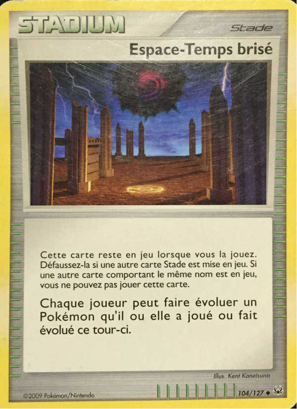 Espace-Temps brisé 104 — Platinum (French Pokémon TCG card)