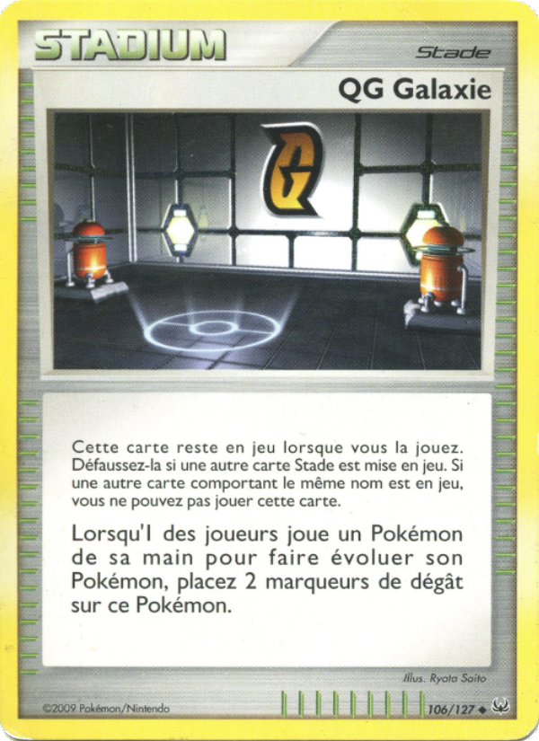 QG Galaxie 106 — Platinum (French Pokémon TCG card)