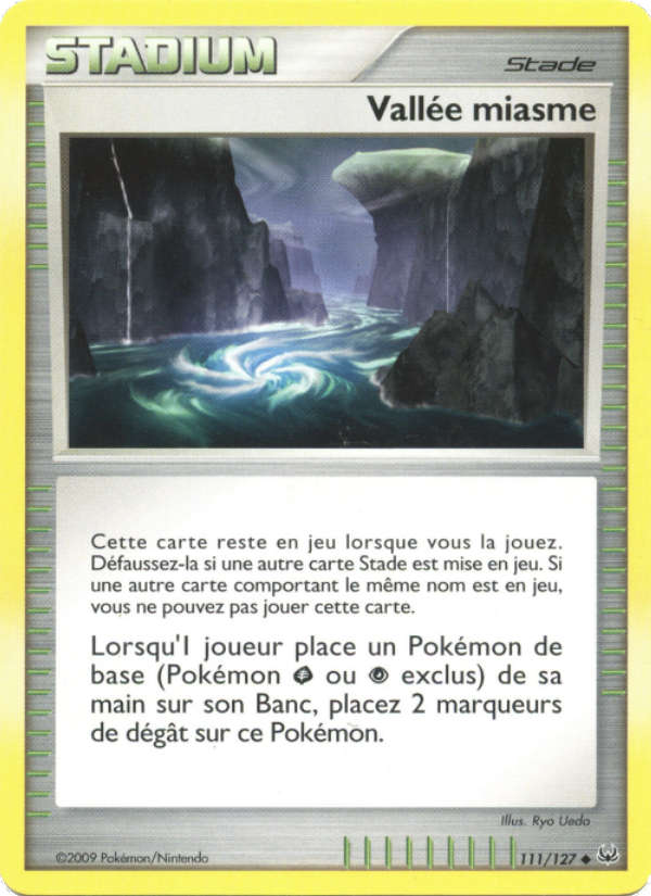 Vallée miasme 111 — Platinum (French Pokémon TCG card)