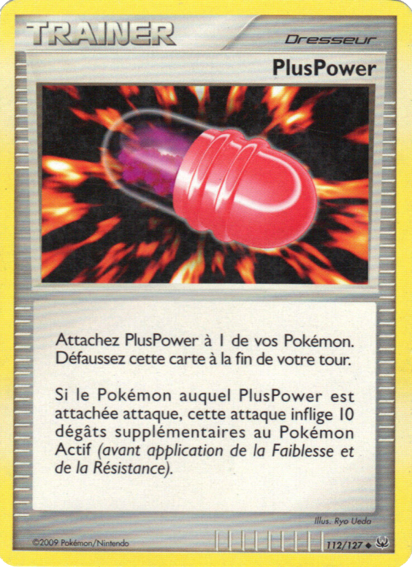 PlusPower 112 — Platinum (French Pokémon TCG card)