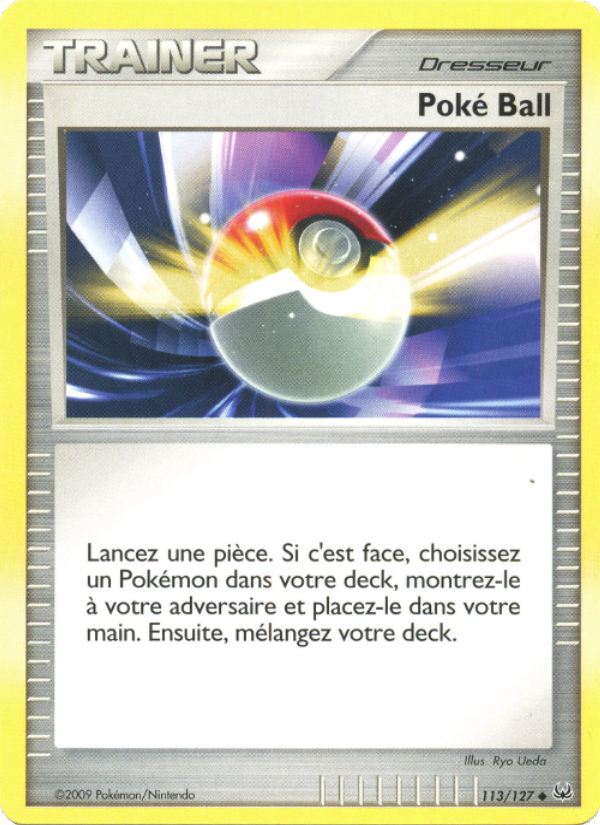 Poké Ball 113 — Platinum (French Pokémon TCG card)