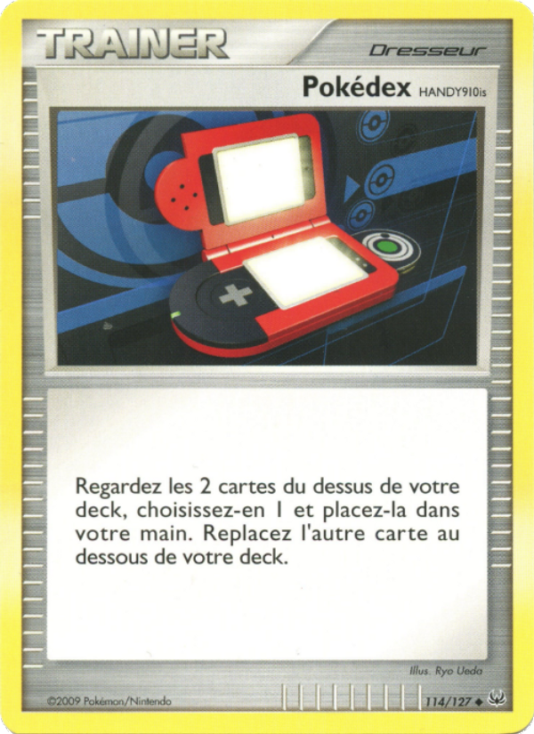 Pokédex HANDY910is 114 — Platinum (French Pokémon TCG card)