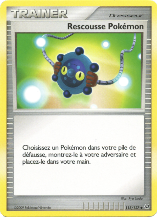 Rescousse Pokémon 115 — Platinum (French Pokémon TCG card)