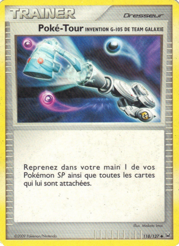 Poké-Tour Invention G-105 de Team Galaxie 118 — Platinum (French Pokémon TCG card)