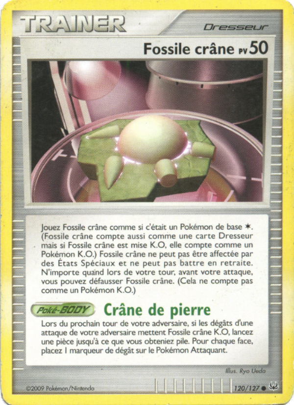 Fossile crâne 120 — Platinum (French Pokémon TCG card)