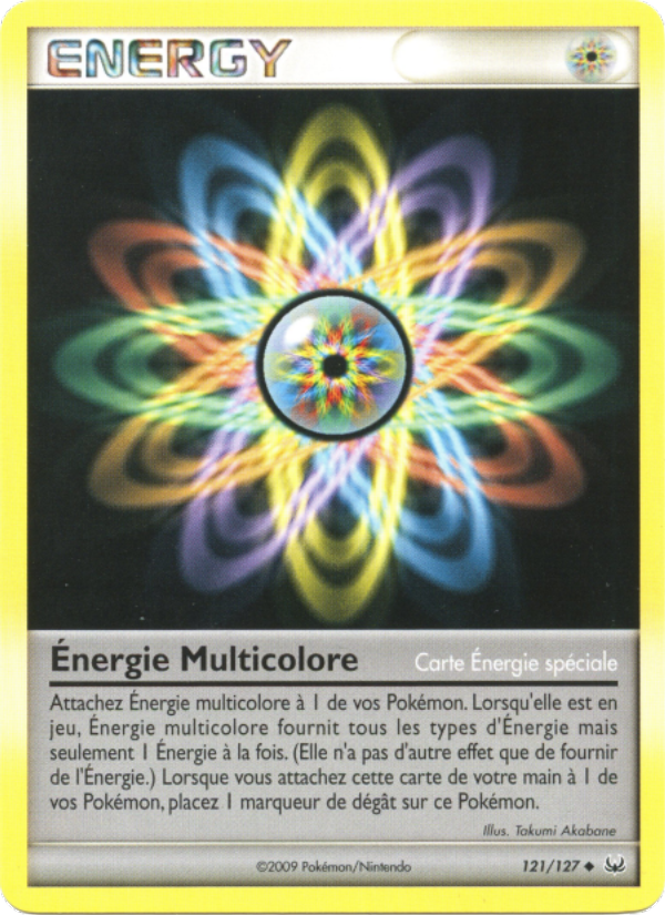 Énergie Multicolore 121 — Platinum (French Pokémon TCG card)
