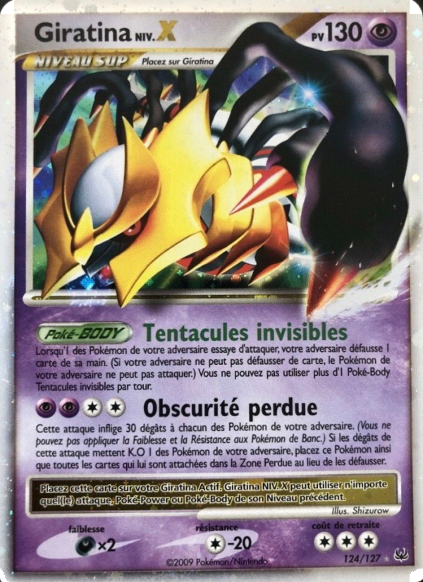 Giratina 124 — Platinum (French Pokémon TCG card)