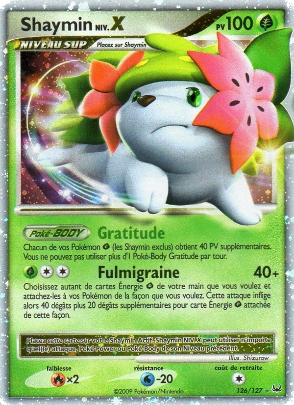 Shaymin 126 — Platinum (French Pokémon TCG card)