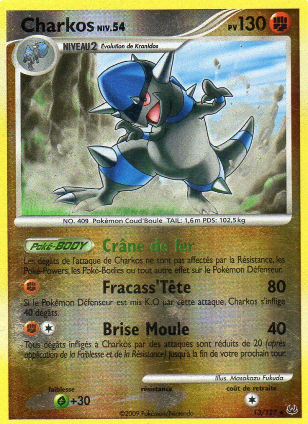 Charkos 13 — Platinum (French Pokémon TCG card)
