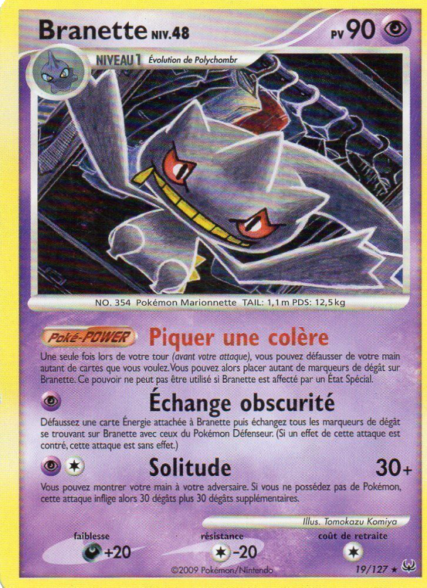 Branette 19 — Platinum (French Pokémon TCG card)
