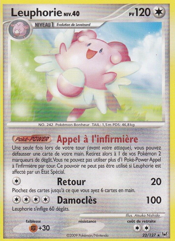 Leuphorie 22 — Platinum (French Pokémon TCG card)