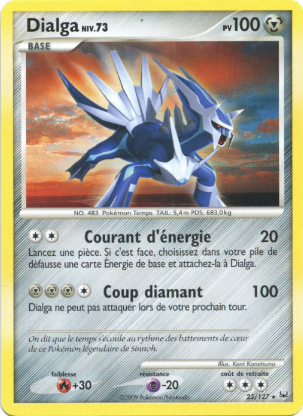 Dialga 23 — Platinum (French Pokémon TCG card)