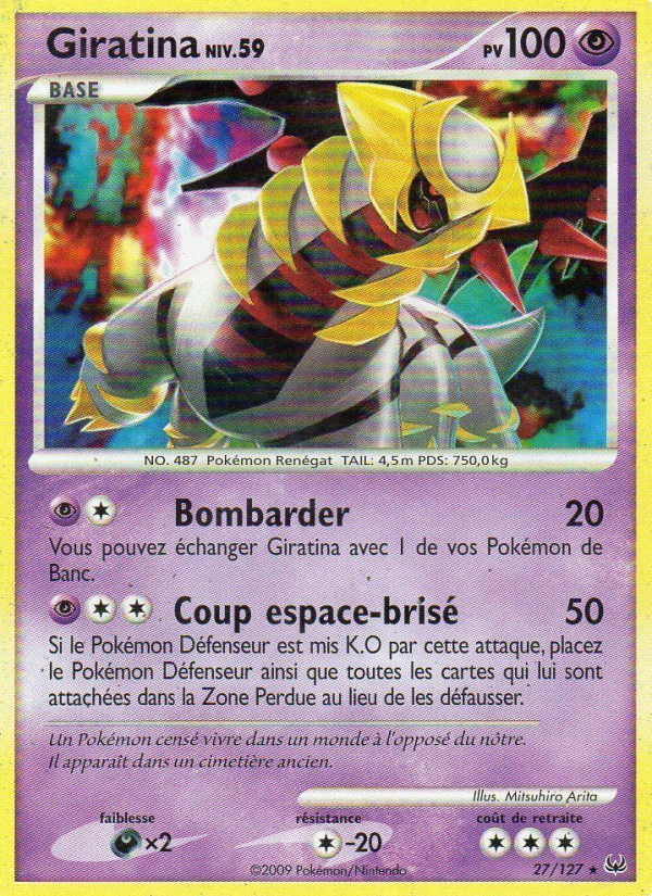 Giratina 27 — Platinum (French Pokémon TCG card)