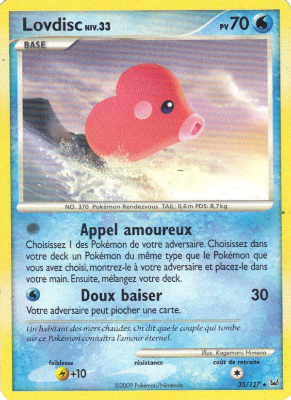Lovdisc 35 — Platinum (French Pokémon TCG card)