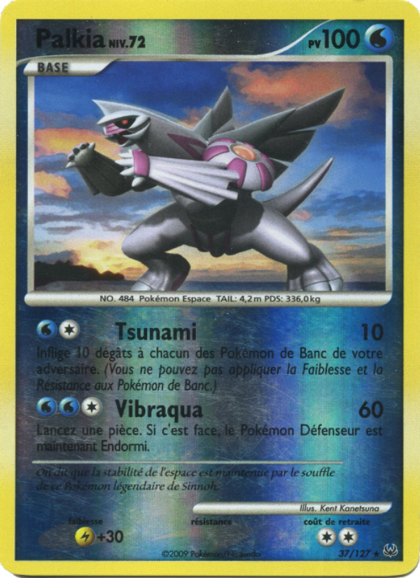 Palkia 37 — Platinum (French Pokémon TCG card)
