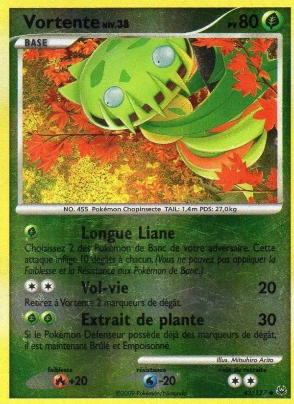 Vortente 43 — Platinum (French Pokémon TCG card)