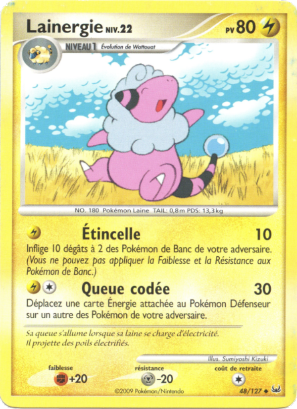 Lainergie 48 — Platinum (French Pokémon TCG card)
