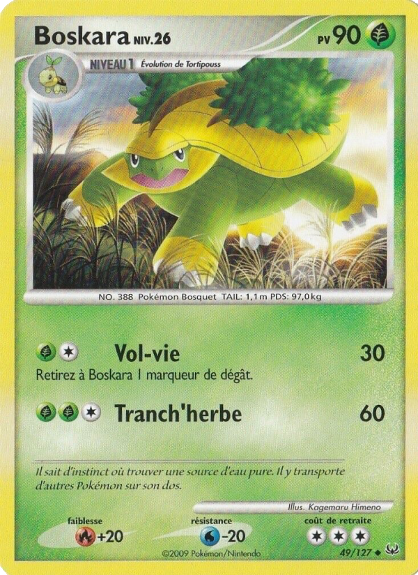 Boskara 49 — Platinum (French Pokémon TCG card)