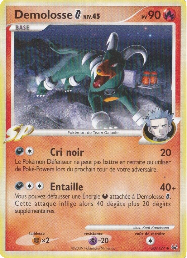 Demolosse  50 — Platinum (French Pokémon TCG card)