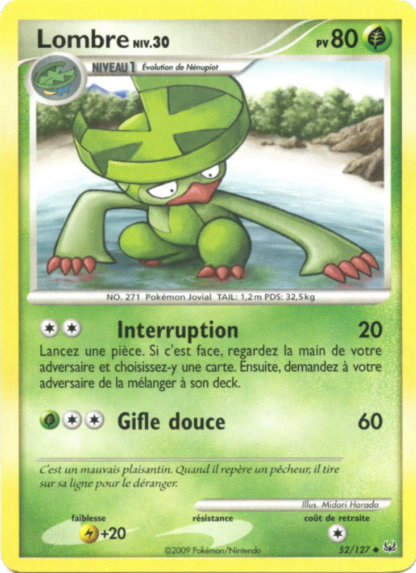 Lombre 52 — Platinum (French Pokémon TCG card)