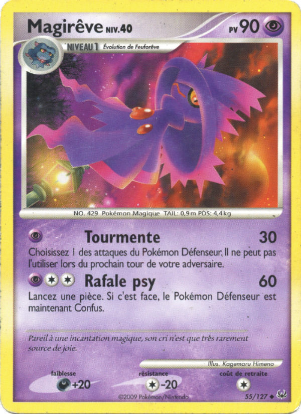 Magirêve 55 — Platinum (French Pokémon TCG card)
