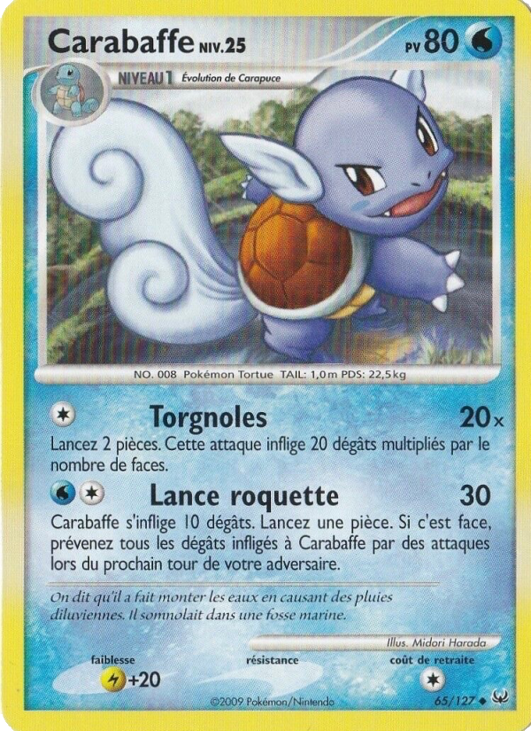 Carabaffe 65 — Platinum (French Pokémon TCG card)