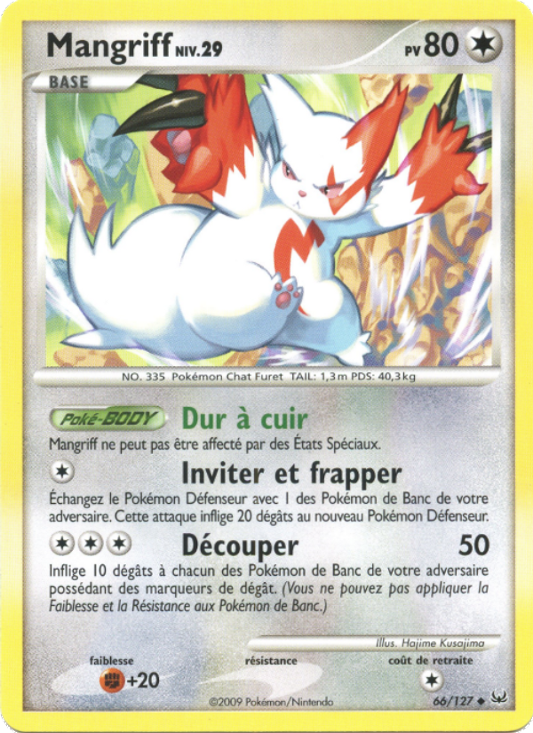 Mangriff 66 — Platinum (French Pokémon TCG card)