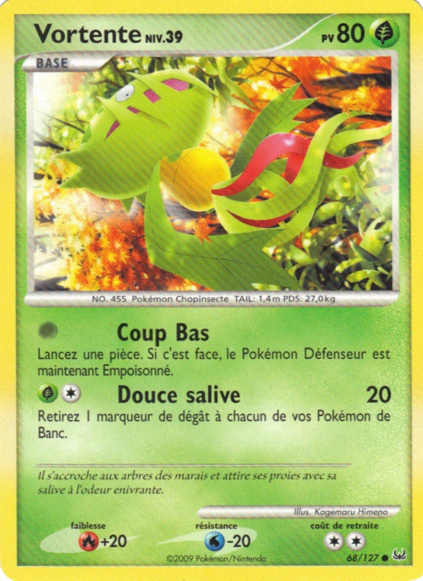 Vortente 68 — Platinum (French Pokémon TCG card)