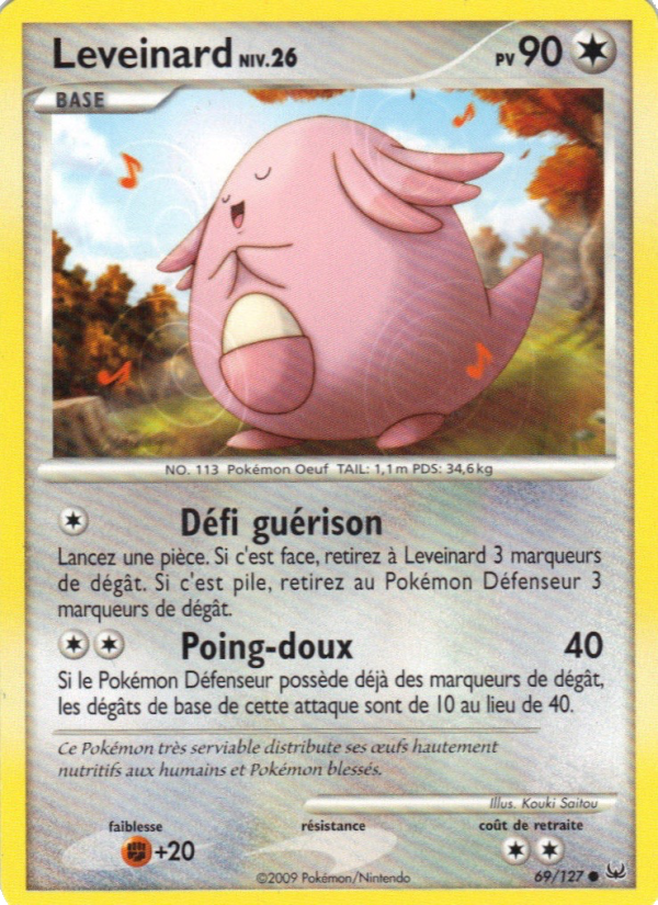 Leveinard 69 — Platinum (French Pokémon TCG card)