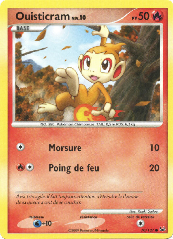 Ouisticram 70 — Platinum (French Pokémon TCG card)