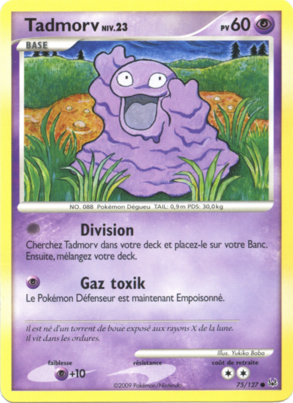 Tadmorv 75 — Platinum (French Pokémon TCG card)