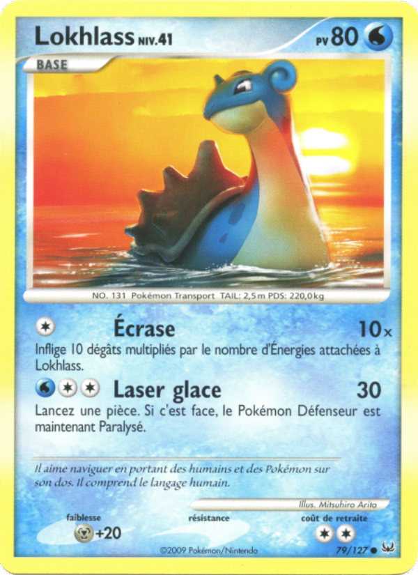 Lokhlass 79 — Platinum (French Pokémon TCG card)