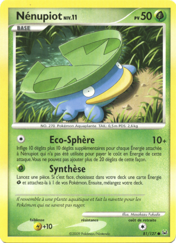 Nénupiot 81 — Platinum (French Pokémon TCG card)