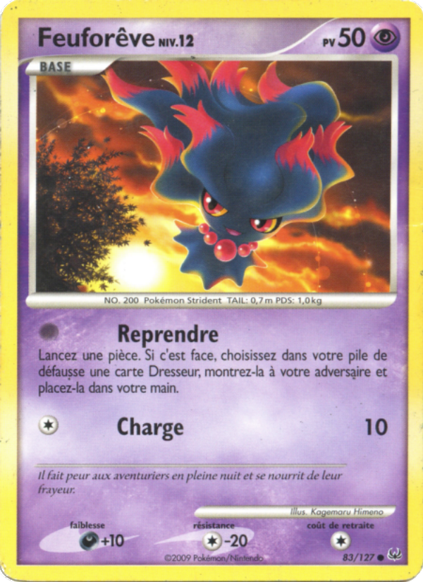 Feuforêve 83 — Platinum (French Pokémon TCG card)