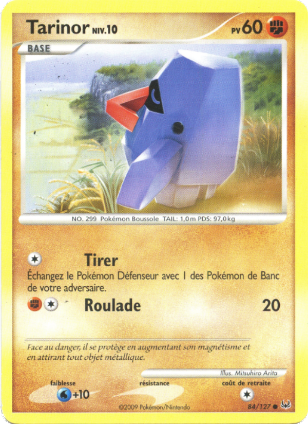 Tarinor 84 — Platinum (French Pokémon TCG card)