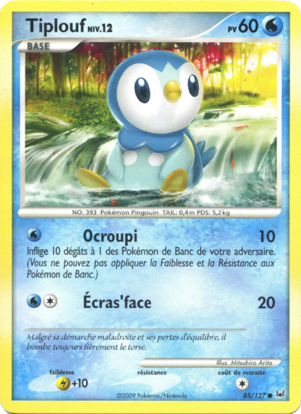 Tiplouf 85 — Platinum (French Pokémon TCG card)