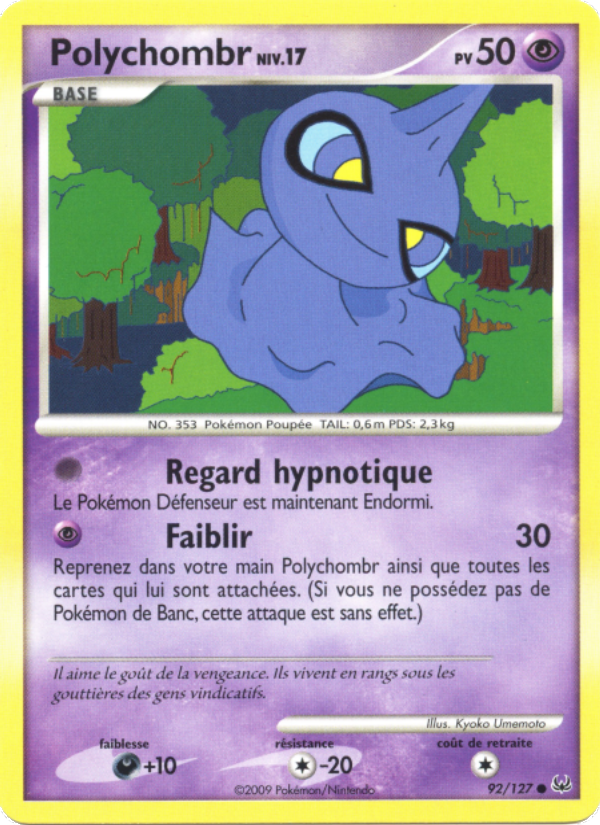 Polychombr 92 — Platinum (French Pokémon TCG card)