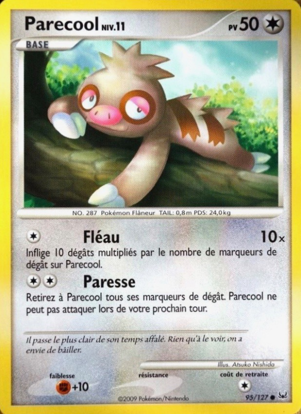 Parecool 95 — Platinum (French Pokémon TCG card)