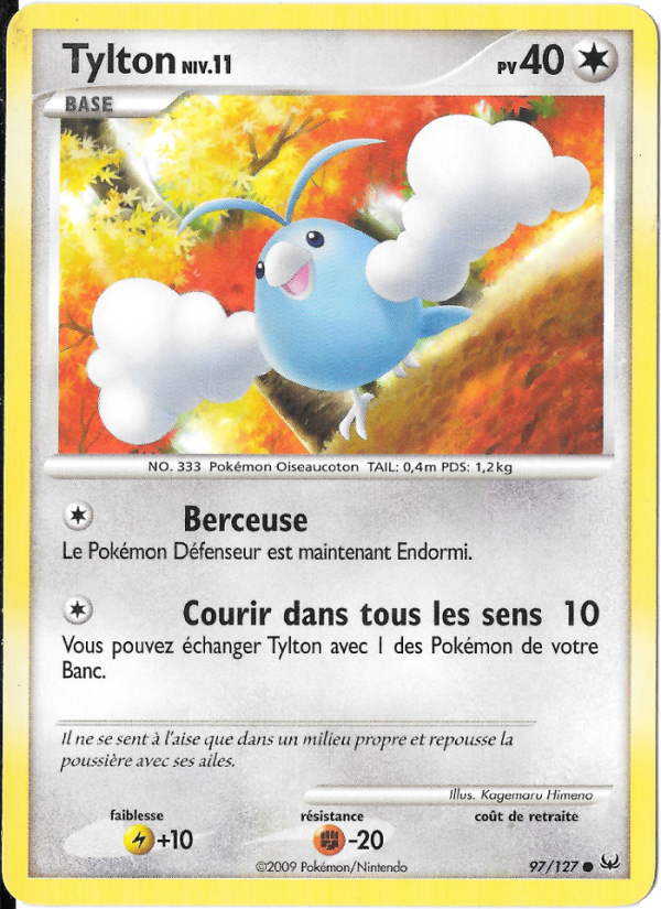 Tylton 97 — Platinum (French Pokémon TCG card)