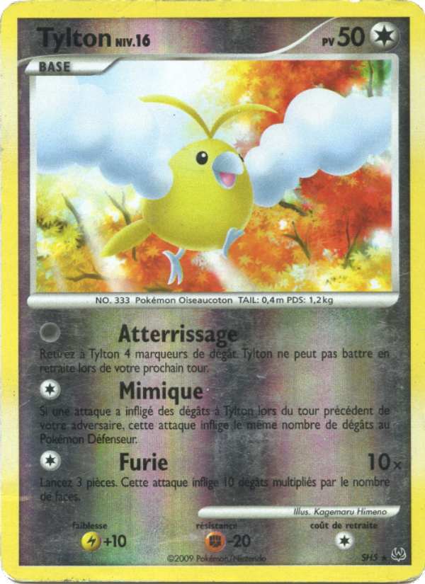 Tylton SH5 — Platinum (French Pokémon TCG card)