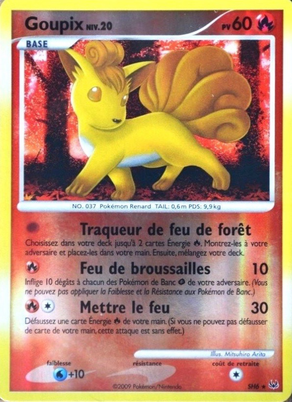 Goupix SH6 — Platinum (French Pokémon TCG card)