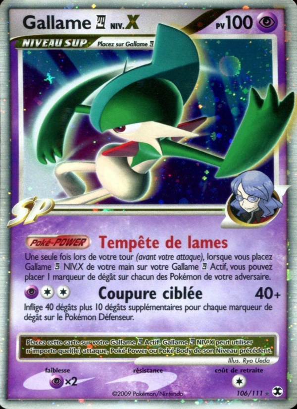 Gallame Niv. X 106 — Rising Rivals (French Pokémon TCG card)