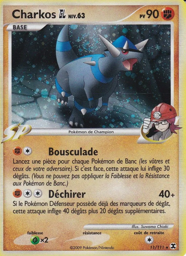 Charkos Niv. 63 11 — Rising Rivals (French Pokémon TCG card)