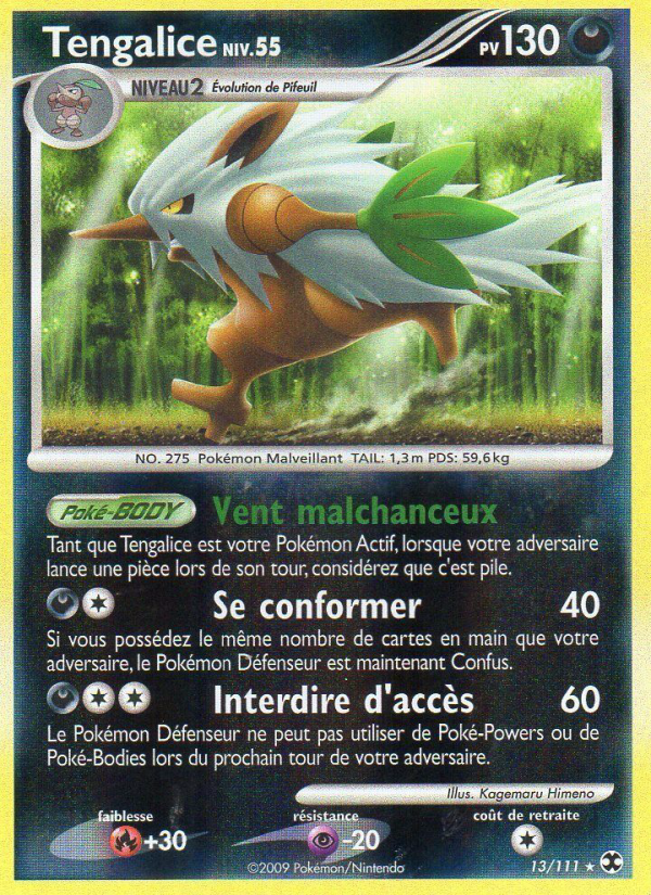 Tengalice Niv. 55 13 — Rising Rivals (French Pokémon TCG card)