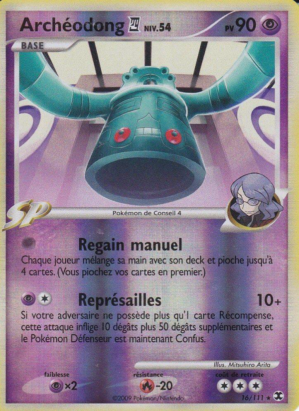 Archéodong Niv. 54 16 — Rising Rivals (French Pokémon TCG card)