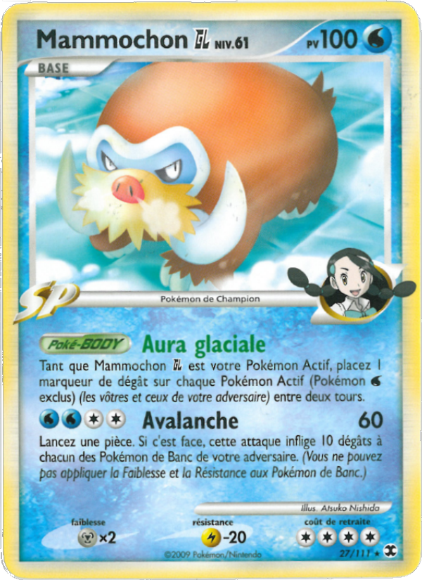 Mammochon Niv. 61 27 — Rising Rivals (French Pokémon TCG card)